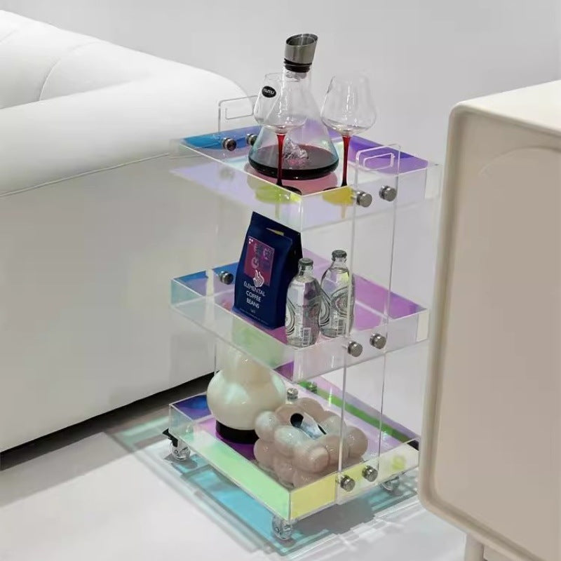 Minimalist Acrylic 2/3-Tier Side Table — 2 / Colorful