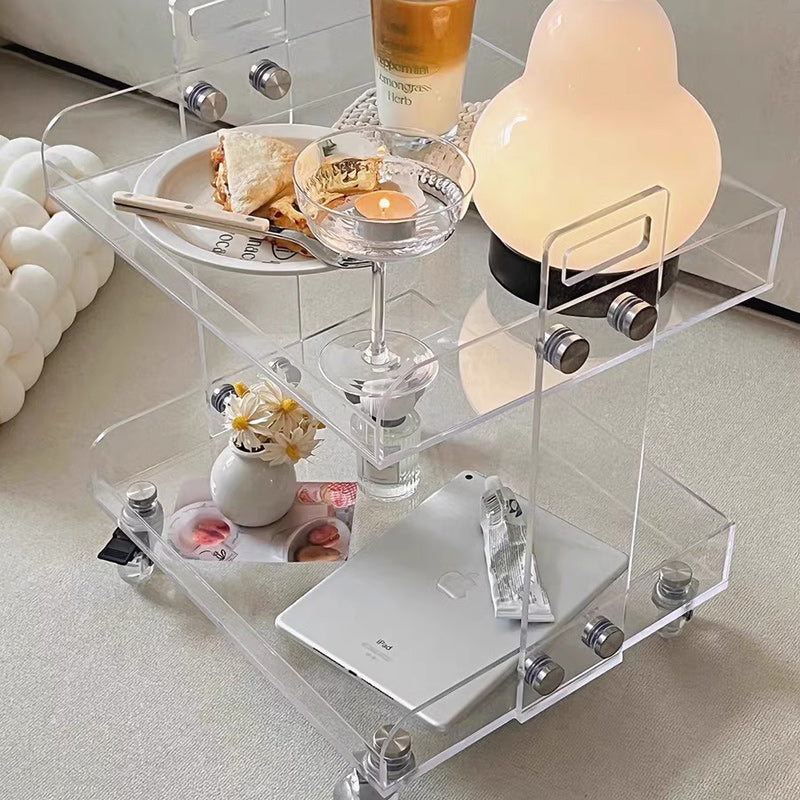 Minimalist Acrylic 2/3-Tier Side Table