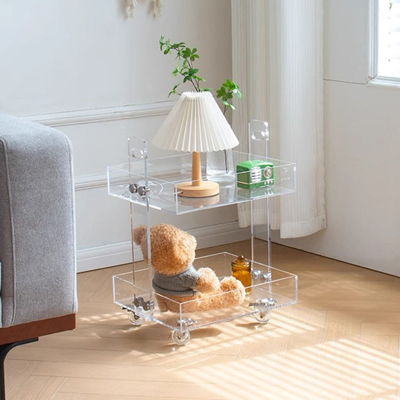 Minimalist Acrylic 2/3-Tier Side Table