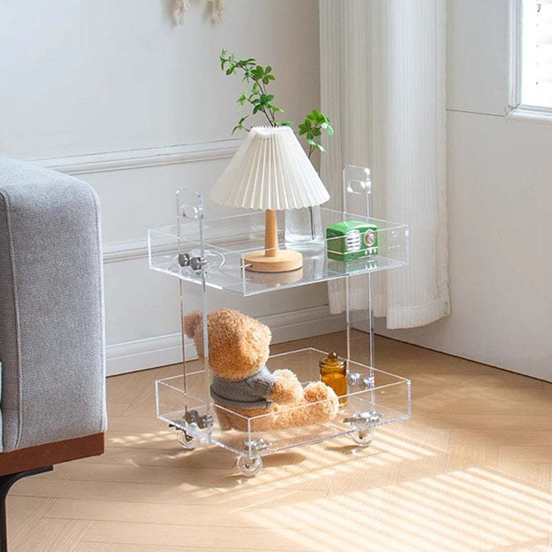Minimalist Acrylic 2/3-Tier Side Table