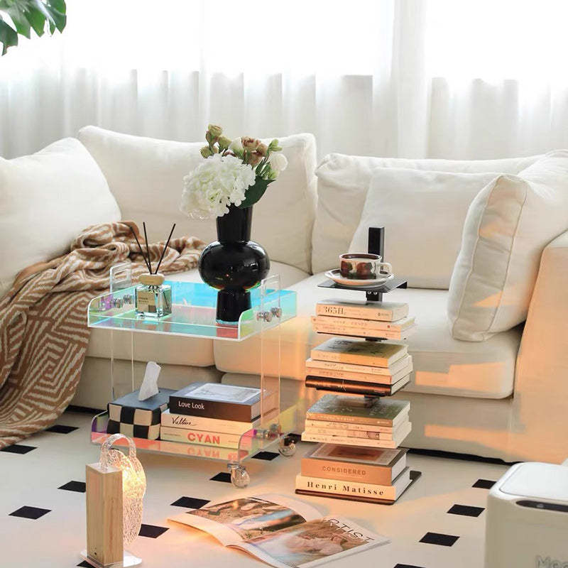 Minimalist Acrylic 2/3-Tier Side Table