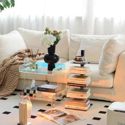 Minimalist Acrylic 2/3-Tier Side Table
