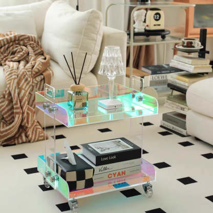 Minimalist Acrylic 2/3-Tier Side Table