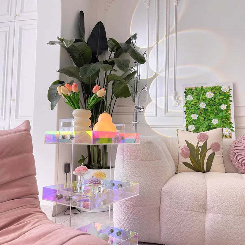 Minimalist Acrylic 2/3-Tier Side Table