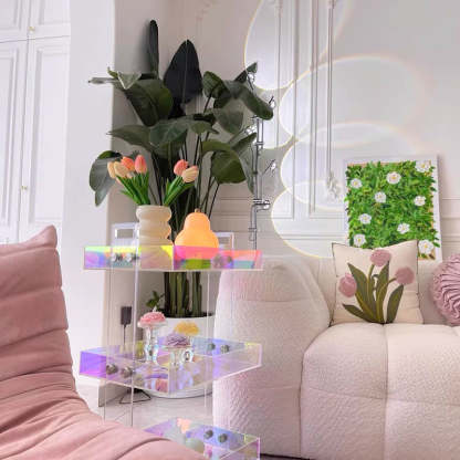 Minimalist Acrylic 2/3-Tier Side Table