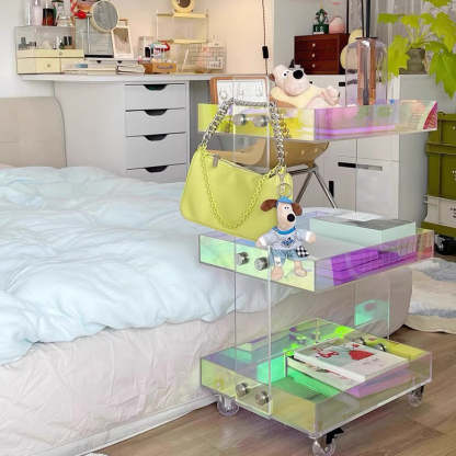 Minimalist Acrylic 2/3-Tier Side Table