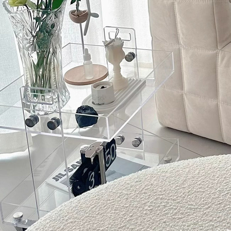 Minimalist Acrylic 2/3-Tier Side Table