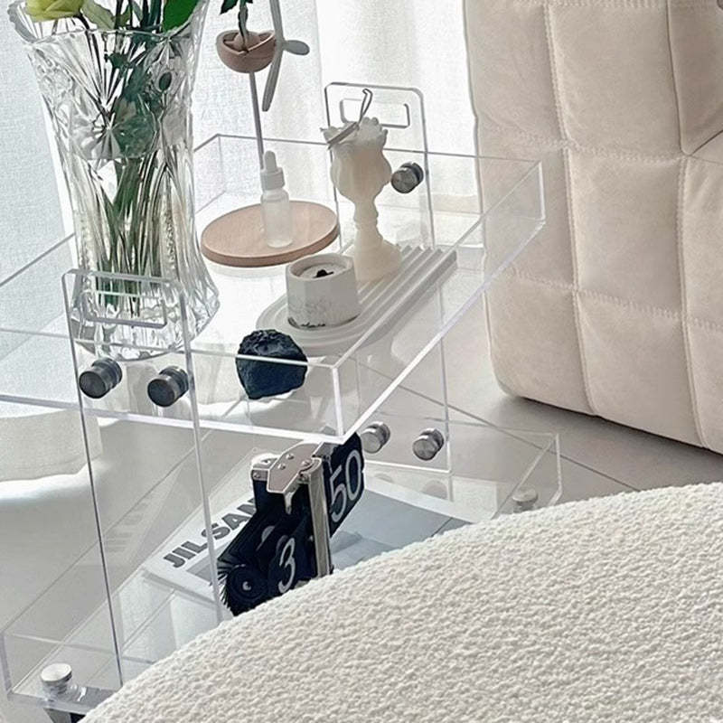 Minimalist Acrylic 2/3-Tier Side Table