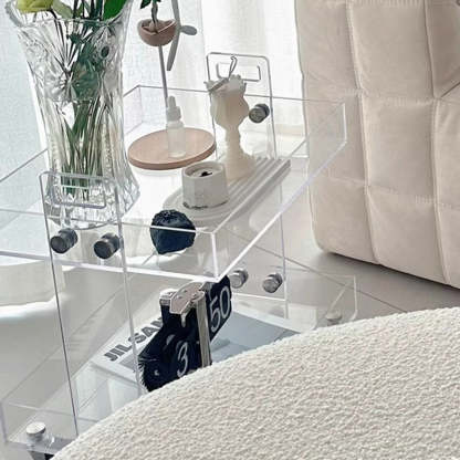 Minimalist Acrylic 2/3-Tier Side Table