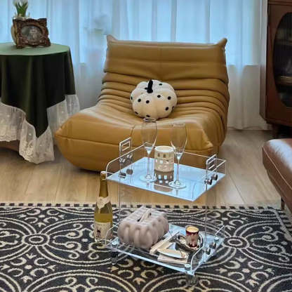 Minimalist Acrylic 2/3-Tier Side Table