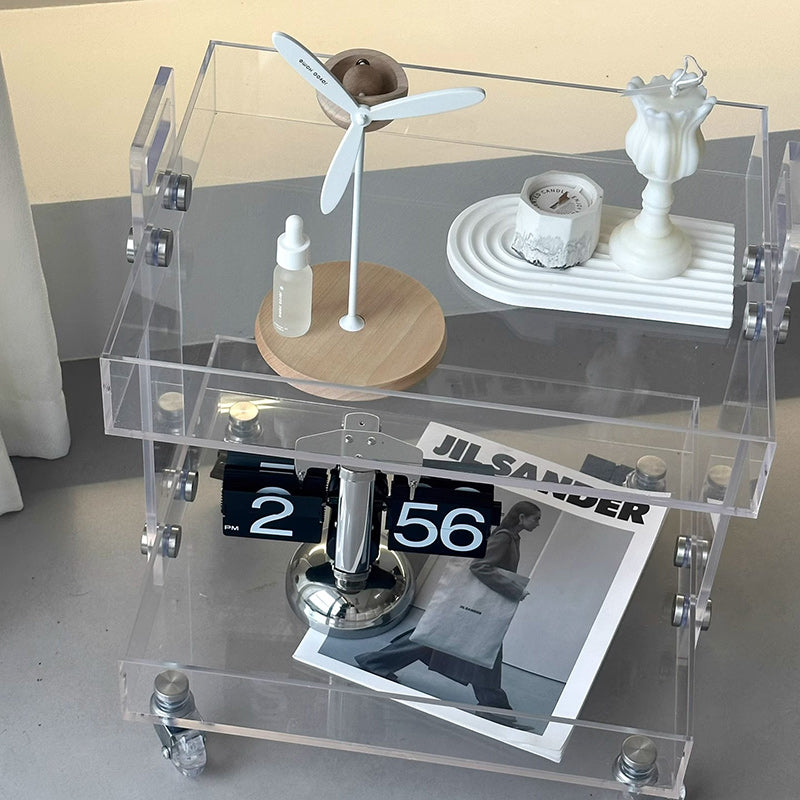 Minimalist Acrylic 2/3-Tier Side Table