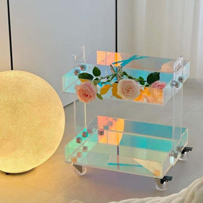 Minimalist Acrylic 2/3-Tier Side Table