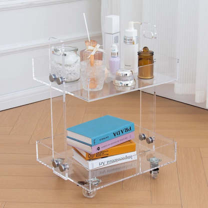 Minimalist Acrylic 2/3-Tier Side Table