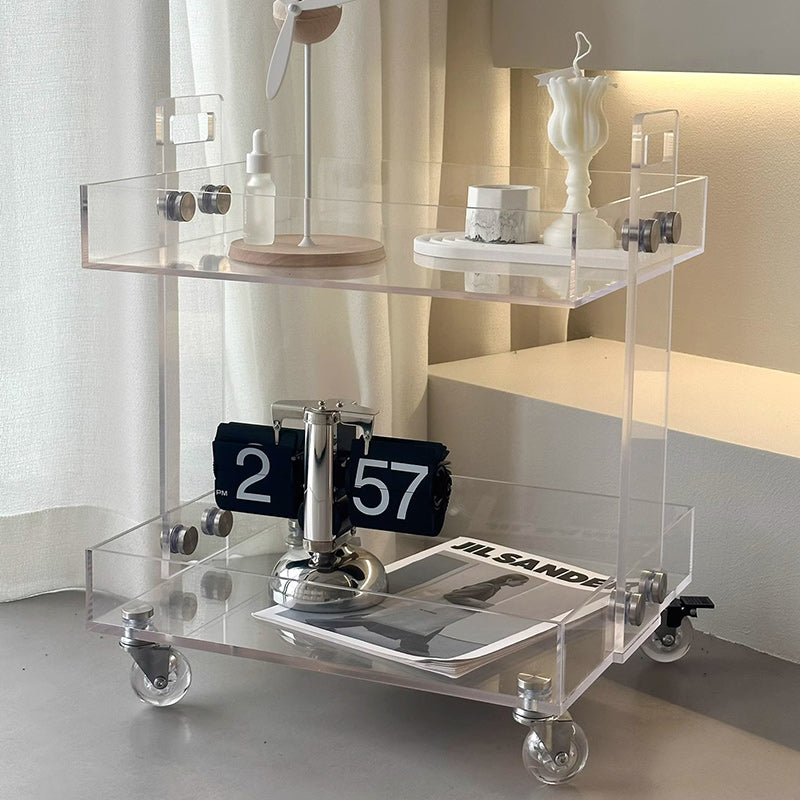 Minimalist Acrylic 2/3-Tier Side Table