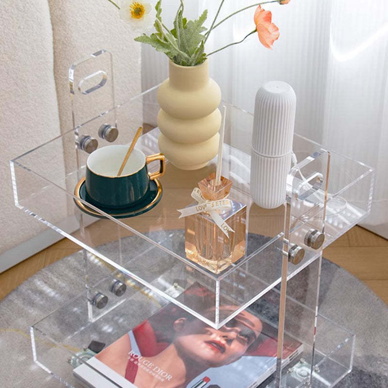 Minimalist Acrylic 2/3-Tier Side Table