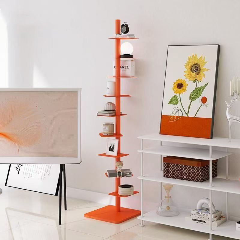 Nordic Carbon Steel Vertical Bookshelf
