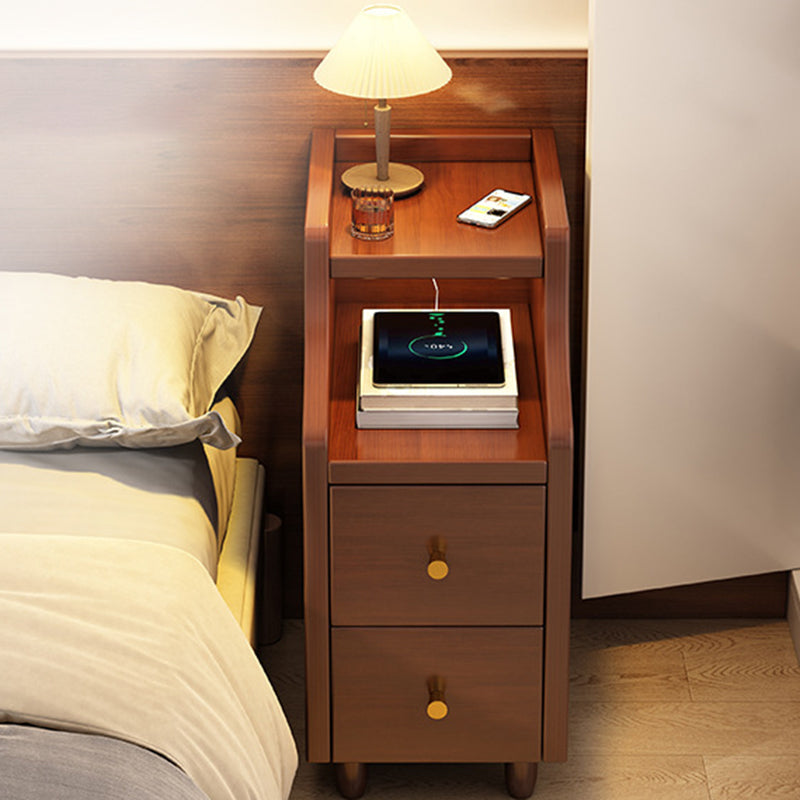 Minimalist Wood Eco-Board Rectangular Nightstand