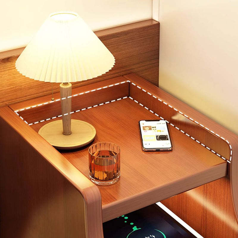 Minimalist Wood Eco-Board Rectangular Nightstand