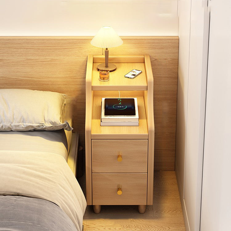 Minimalist Wood Eco-Board Rectangular Nightstand