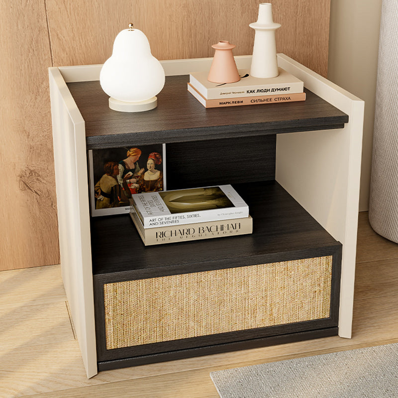 Nordic Wood 1-Drawer Nightstand