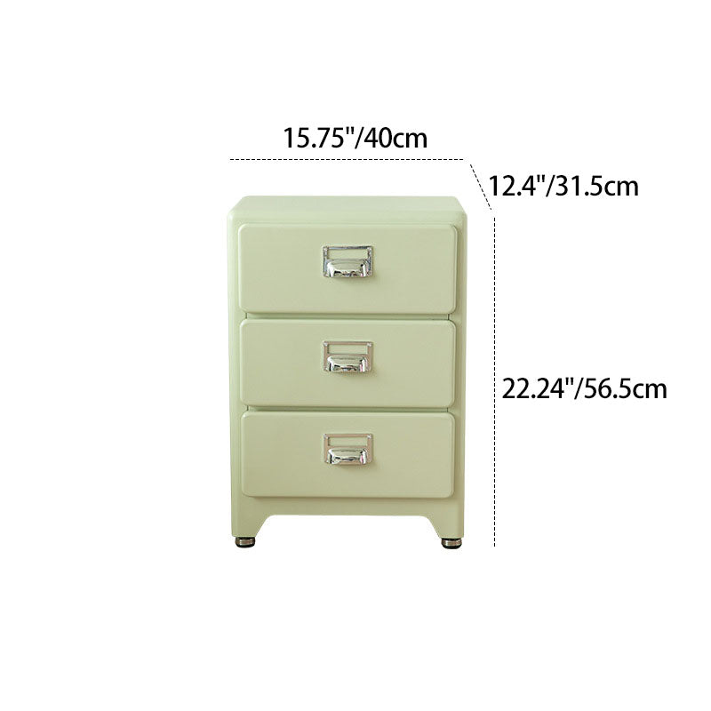 Japanese Iron 3-Drawer Nightstand
