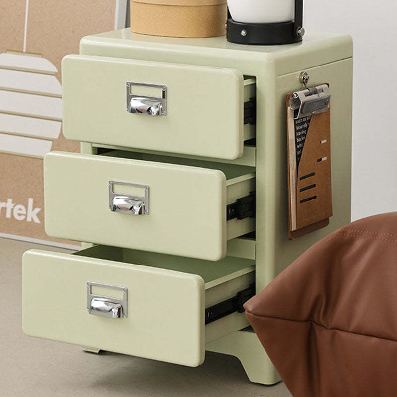 Japanese Iron 3-Drawer Nightstand