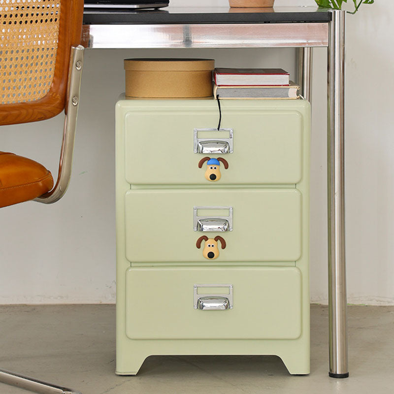Japanese Iron 3-Drawer Nightstand