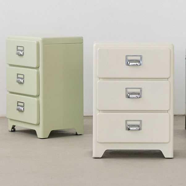Japanese Iron 3-Drawer Nightstand