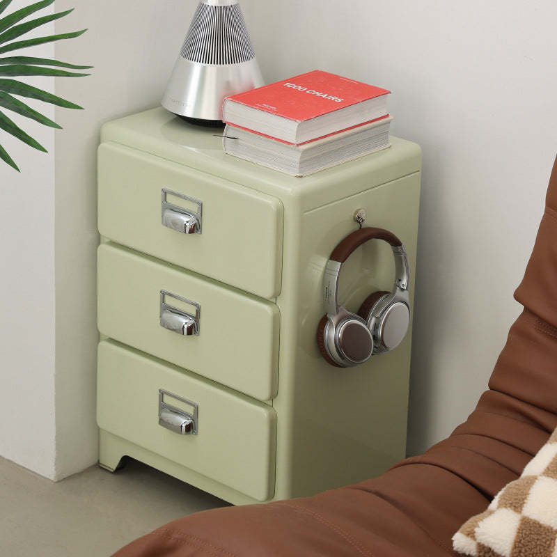 Japanese Iron 3-Drawer Nightstand