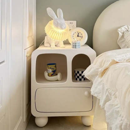 Nordic E1 Board 1-Drawer Nightstand