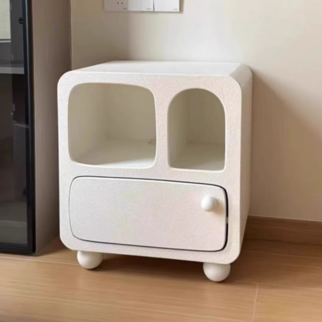Nordic E1 Board 1-Drawer Nightstand