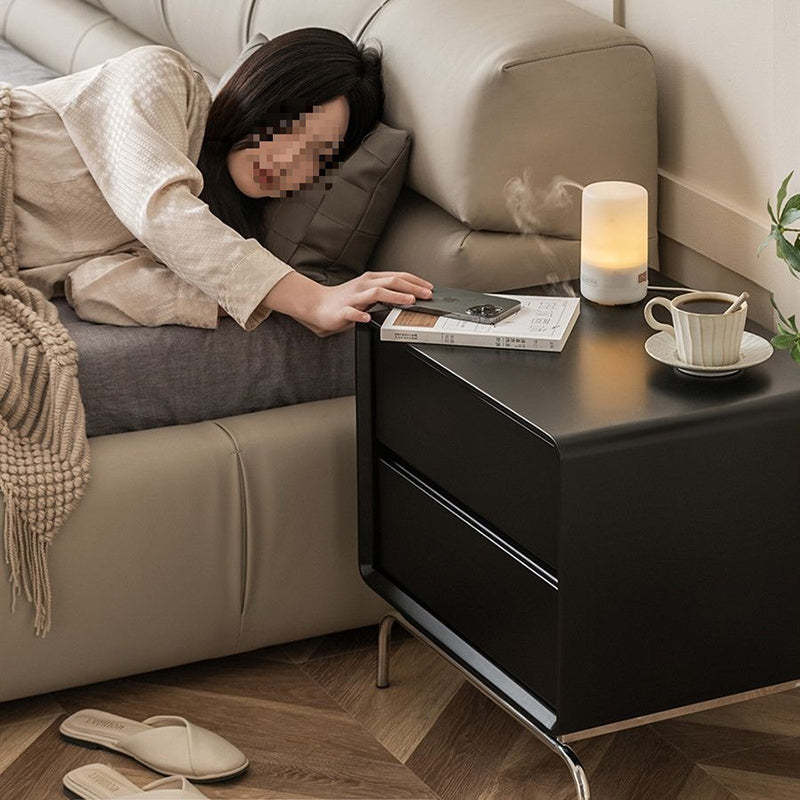 Nordic Wood 2-Drawer Nightstand