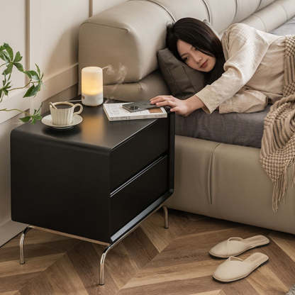 Nordic Wood 2-Drawer Nightstand
