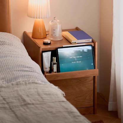 Nordic Wood 2-Drawer Nightstand