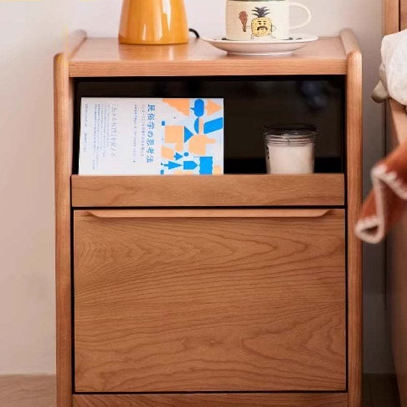 Nordic Wood 2-Drawer Nightstand