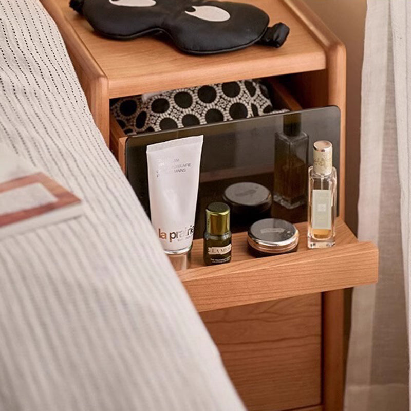 Nordic Wood 2-Drawer Nightstand