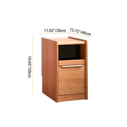 Nordic Wood 2-Drawer Nightstand