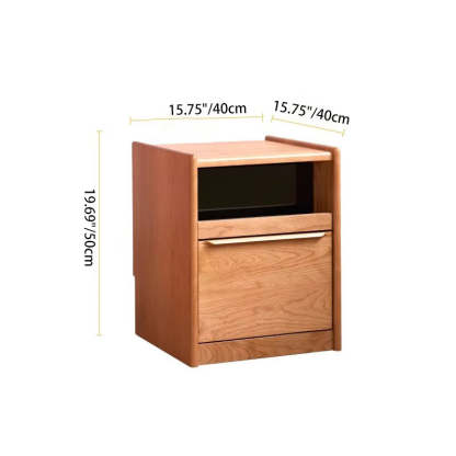 Nordic Wood 2-Drawer Nightstand