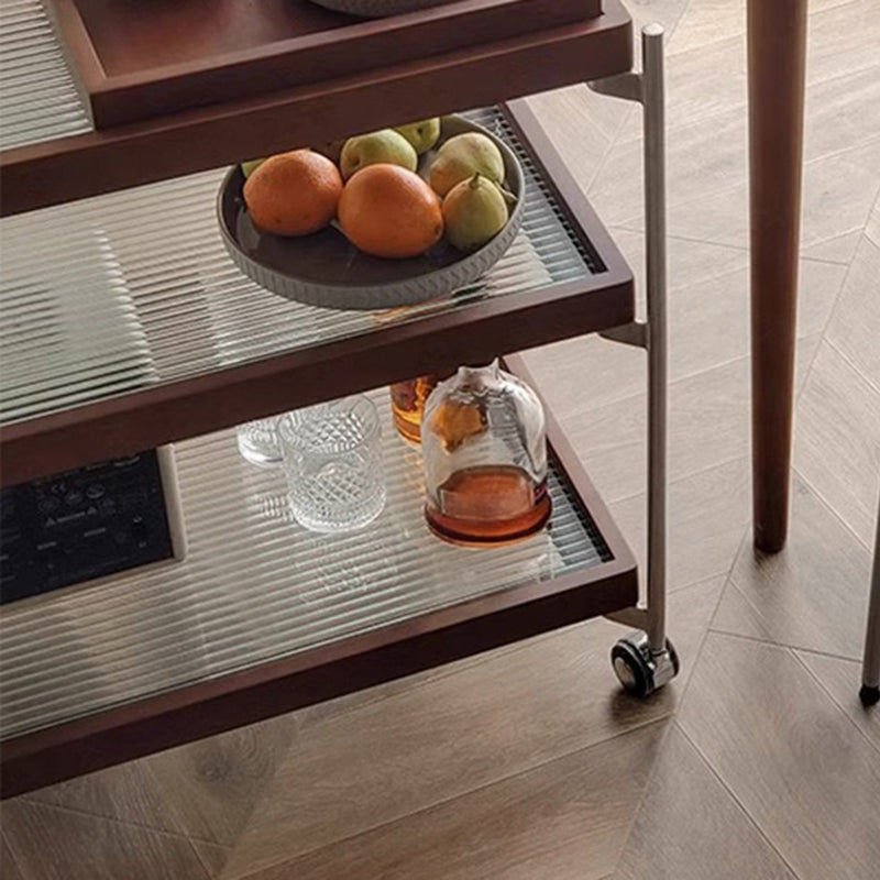 Vintage Wood 3-Tier Storage Shelf