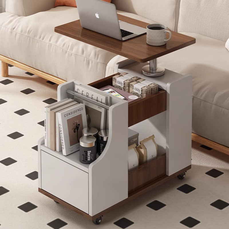 Nordic lift trapezoid end & side tables in steel