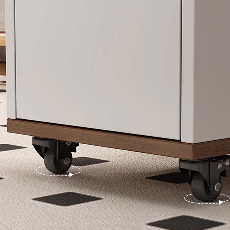 Nordic Eco-Board Trapezoid Side Table with Rotatable Lift