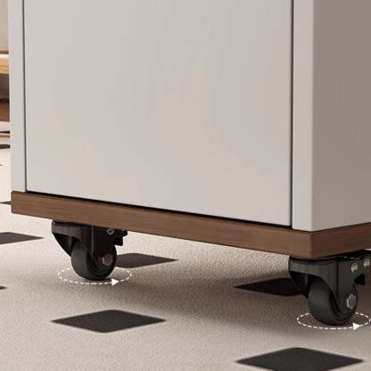 Nordic Eco-Board Trapezoid Side Table with Rotatable Lift