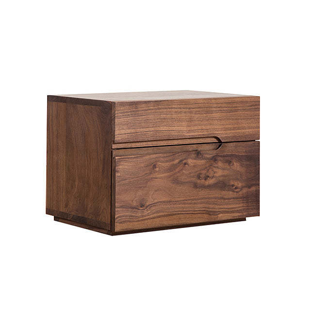Minimalist Cherry Nightstand 2-Drawer