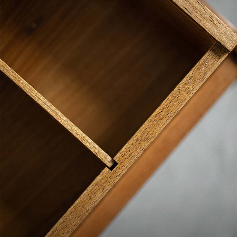 Japanese Wood Side Table 1-Tier