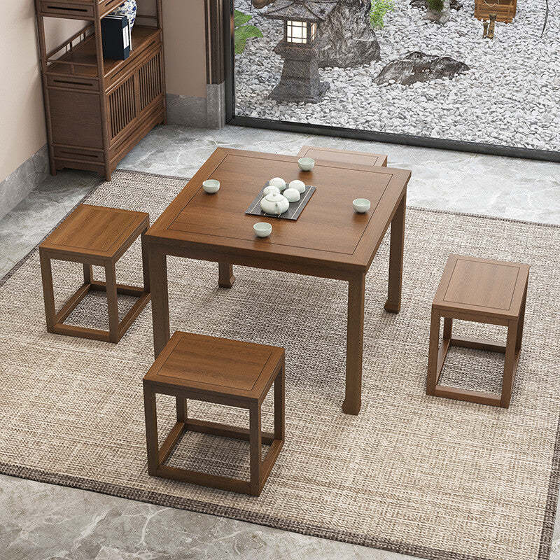 Chinese Wood End Table 1-Tier