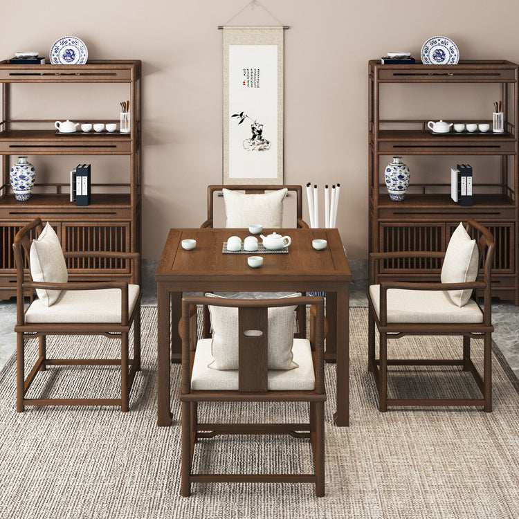 Chinese Wood End Table 1-Tier