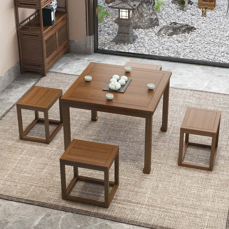 Chinese Wood End Table 1-Tier