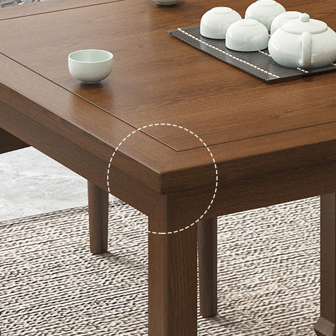Chinese Wood End Table 1-Tier