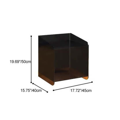 Scandinavian Acrylic Nightstand 2-Tier
