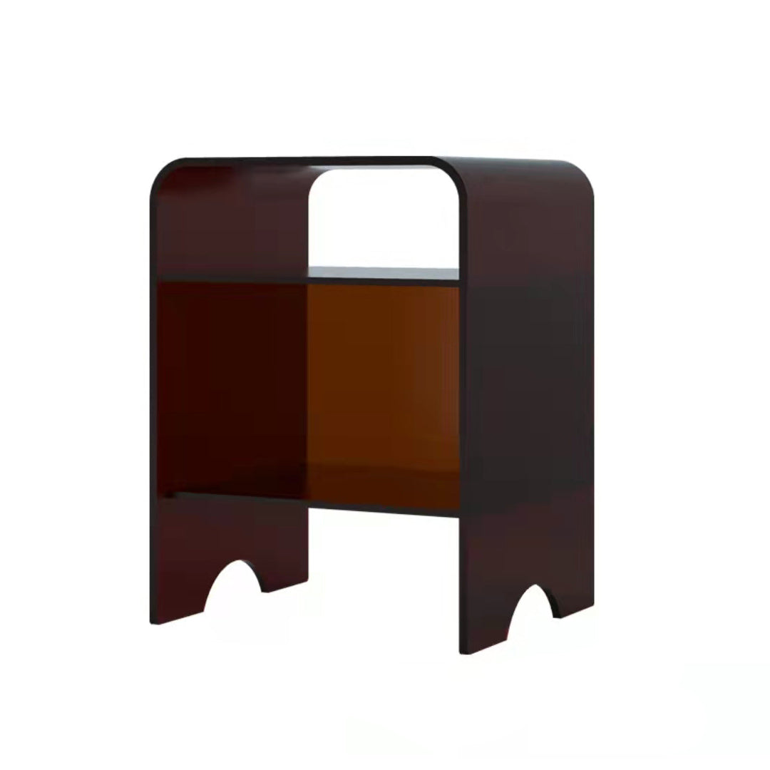 Minimalist Acrylic Arch End Table 3-Tier